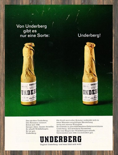 Underberg reklame - underberg,