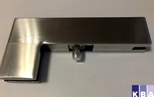 KBA Aufsatz- und Seitenwand-Patchbeschlag (L-Form) für Glastüren - Dorma PT40