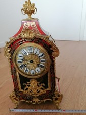  franz. boulle -Uhr  guter gebrauchter Zustand funktiontüchtig