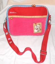 Umhängetasche Diddl Diddlina rosa rot Tasche Koffer mehrere Fächer 32x26x14cm