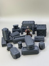 Streuland Boxen & Munitionskisten Wargames Scenery 32mm 28mm Container Ladung
