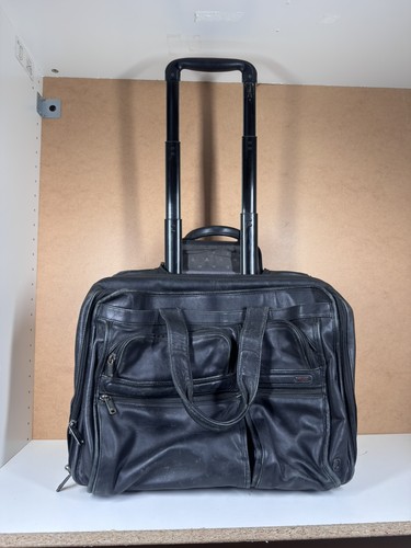 Tumi alpha schwarze leder - tumi,