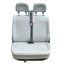 VW T4 Doppelbank 2er Sitzbank Beifahrersitzbank Grau Kopfstütze Gurt 349,99 Euro
