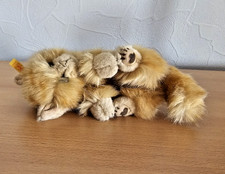 Steiff Katze liegend