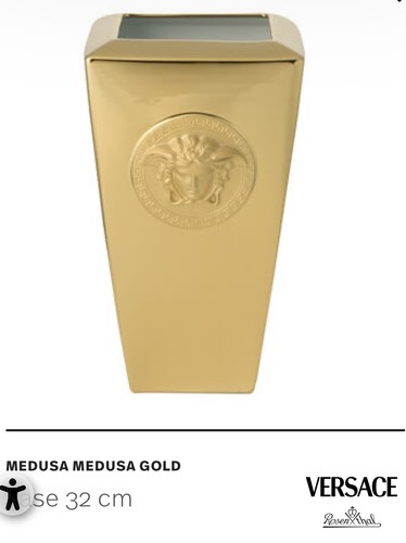 Versace rosenthal medusa gold - rosenthal,