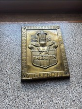 altes zigarettenschild messing......dachbodenfund - scheunenfund - kellerfund