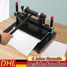 360*270m Manuelle Lederstanze Schneidemaschine 12mm Stahlplattenpresse Prägung