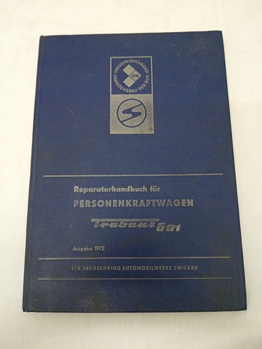 Reparatur handbuch trabant 601 - handbuch,