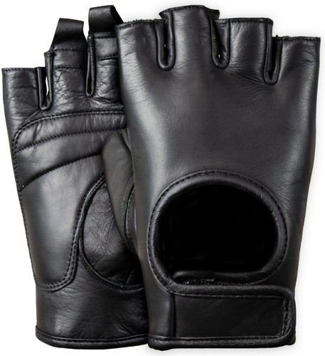 Fingerlose lederhandschuhe - fingerlose,