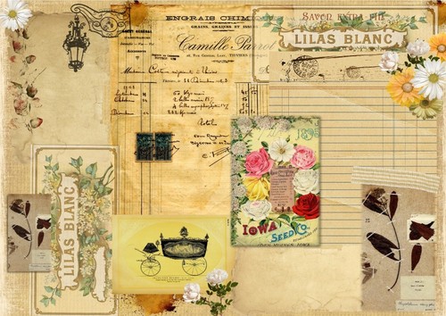 Decoupage serviettentechnik - decoupage,