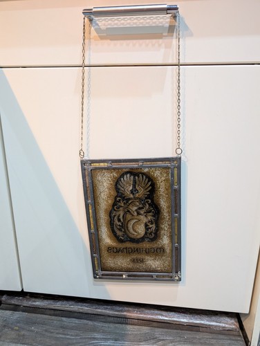 Antikes glaswappen - antikes,