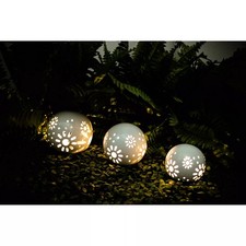 SOLAR-LICHTERKETTE 3 Kugeln