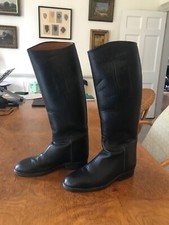 Sergio Grasso Damen Reitstiefel schwarz Leder, EU 39 (UK 6)