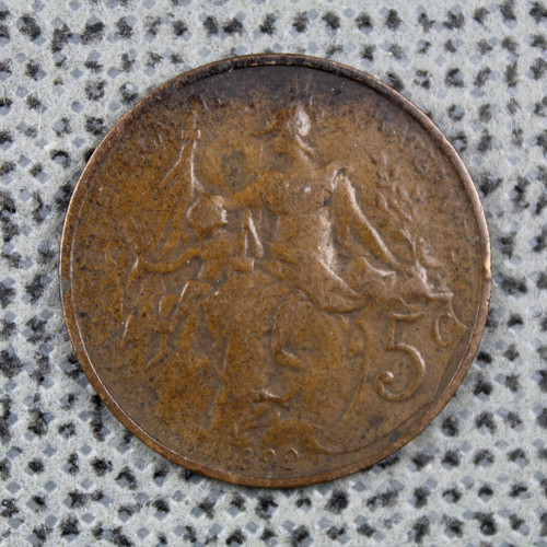 Frankreich centimes 1899 - frankreich, 5