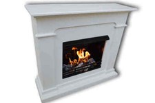 Ethanolkamin Gelkamin Bio-Ethanol Brenngel Gel Kamin Malaga Weiss