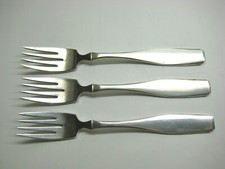 Drei art deco fischgabeln - drei,