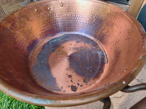 Kupfer kochtopf rund 36 - rund,