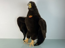 Steiff Tier  505218 "Studio" Steinkopfadler 63 cm Hoch / 51,5 cm Breit. Top Zust