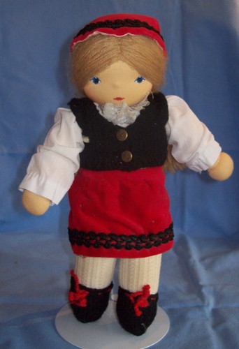 Stoffpuppe waldorf art - stoffpuppe, waldorf-art