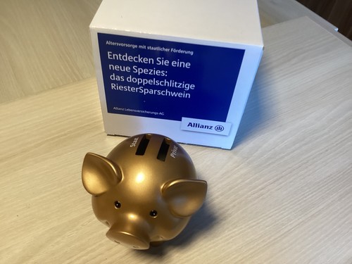 Allianz sparschwein waltraud - allianz, sparschwein,