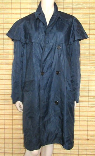 Blauer regenmantel raincoat - regenmantel,