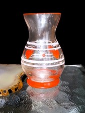Vase glas antik mundgeblasen - glas,