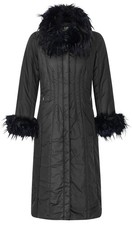 LANGER Mantel wattiert