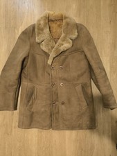 Warme Lammfell-Jacke; Shearling; XL; echtes, gewachsenes Lammfell; Topzustand!