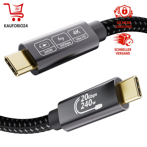 Usb kabel 240w 48v - 2m, 20