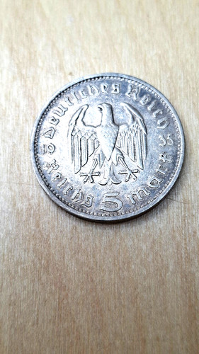 Reichsmark paul von - 5,