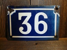Hausnummer 36 alt antik