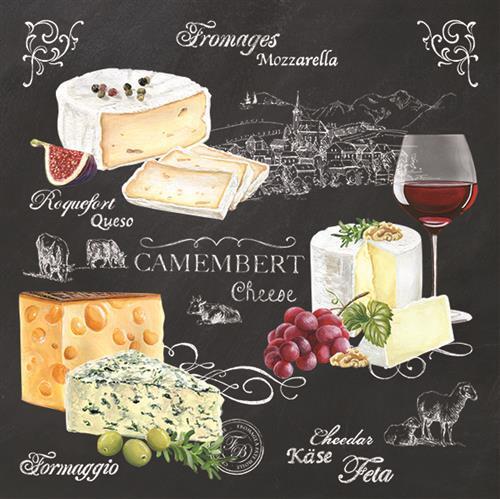 Servietten käse world of - servietten,