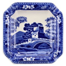 Aschenbecher  Spode Copeland Blue Tower