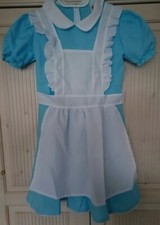 Mädchenkostüm Kleid Alice im Wunderland Gr.L (10-12J.)