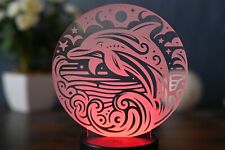 LED-Delfin-Tischlampe