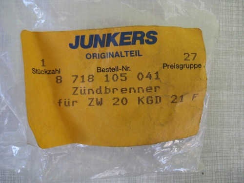 Junkers original ersatzt - junkers, ersatzt.