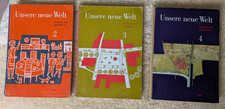 Unsre neue Welt, Sachbuch und Sprachbuch 1967, Band 2, 3, 4 Grundschule