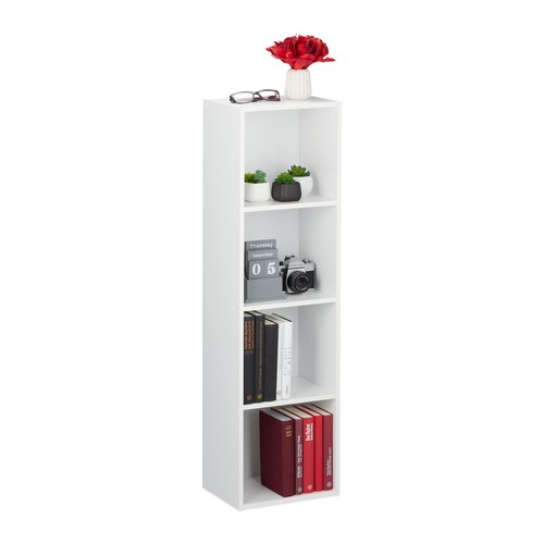 Bücherregal weiß standregal - weiß,