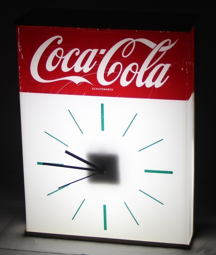 Coca cola wanduhr werbeuhr - wanduhr,