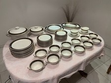 Weimar Porzellan (Echt Weimar Kobalt) Essservice / Petra 7113 64  