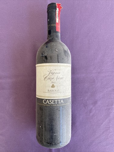 Barolo vigna case nere 1985 - nere,