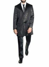 Gehrock Herren Anzug Schwarz 2