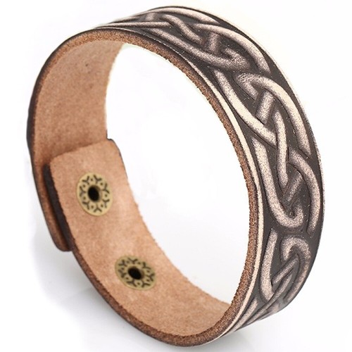 Herrenarmband kunstleder biker - herrenarmband,