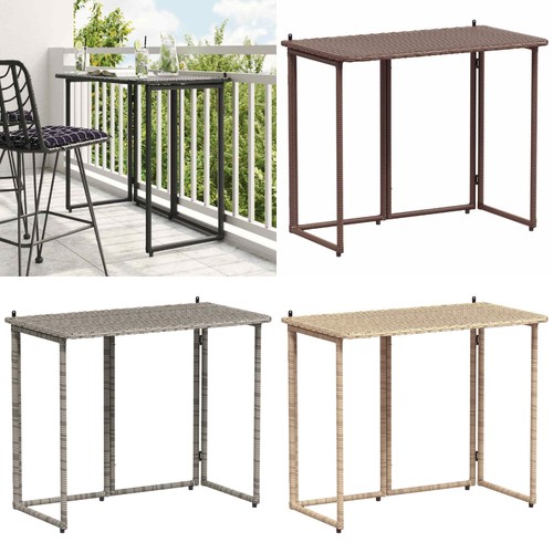 Klapptisch polyrattan klappbar - klapptisch,