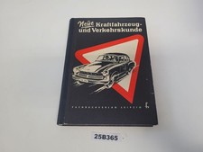 Lehrbuch Fahrschule Kraftfahrzeug- und Verkehrskunde DDR 1959 Vintage #25B365
