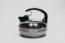 FISSLER WASSERKESSEL FLÖTENKESSEL 80er 90er MEMPHIS DESIGN OBJEKT EDELSTAHL 1810