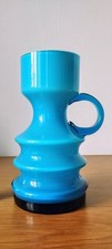 Friedrich Glas Vase. Space Age. Pop Art. 70er. Höhe 17,8 cm.