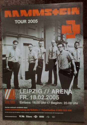 Rammstein tourplakat - a1,
