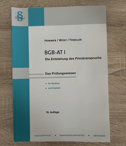 Bgb das prüfungswissen - i,