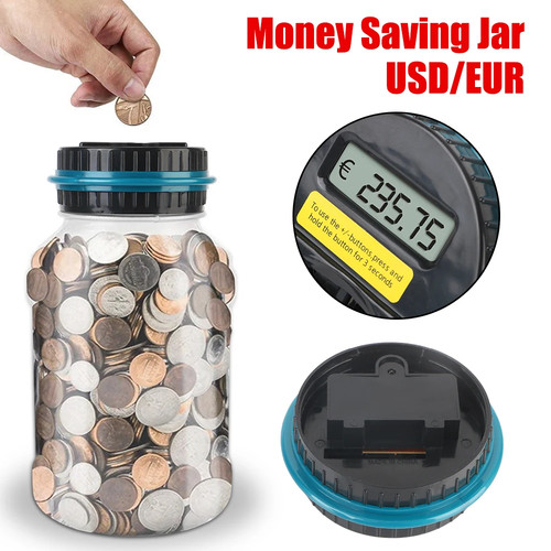 Spardose mit zählwerk - spardose,